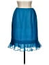 Unbranded 100% Polyester Solid Blue Formal Skirt Size 10 (petite) - photo 1