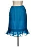 Unbranded 100% Polyester Solid Blue Formal Skirt Size 10 (petite) - photo 2