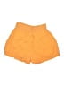 Ci Sono 100% Rayon Solid Orange Shorts Size S - photo 2