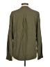 Per Se 100% Rayon Green Long Sleeve Button-Down Shirt Size M - photo 2