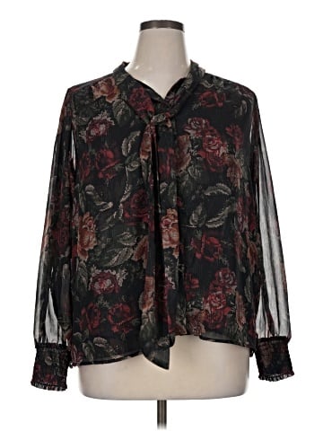 Farmers Market Long Sleeve Blouse (view 1)