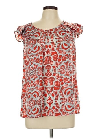 Cynthia by Cynthia Rowley Short Sleeve Blouse (view 1)