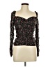 Commense Black Long Sleeve Top Size L - photo 1