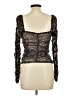 Commense Black Long Sleeve Top Size L - photo 2
