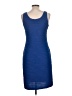 NY Collection Solid Blue Cocktail Dress Size L - photo 2