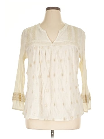 Lucky Brand 3/4 Sleeve Blouse (view 1)