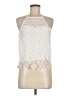 Rebellion 100% Polyester Ivory Sleeveless Blouse Size M - photo 1