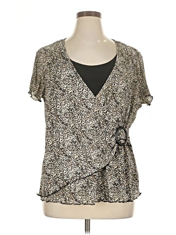 Notations Short Sleeve Blouse (view 1)