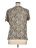 Notations 100% Polyester Silver Short Sleeve Blouse Size XL - photo 2