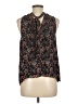 1.State 100% Polyester Black Sleeveless Blouse Size M - photo 2