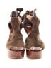 7 For All Mankind Brown Tan Wedges Size 7 1/2 - photo 2