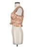 Le Lis Tan Sleeveless Blouse Size S - photo 5