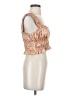 Le Lis Tan Sleeveless Blouse Size S - photo 4