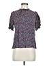 Amazon Essentials 100% Viscose Blue Short Sleeve Blouse Size M - photo 1