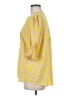 Unbranded 100% Polyester Yellow 3/4 Sleeve Blouse Size M - photo 5