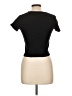 ON FIRE 100% Cotton Black Short Sleeve Turtleneck Size L - photo 2