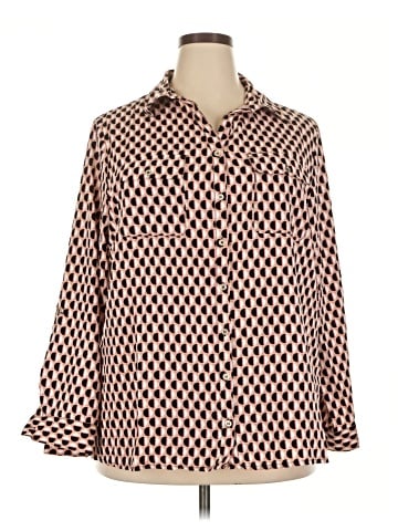 Notations Long Sleeve Blouse (view 1)