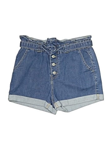 Wax Jean Denim Shorts (view 1)
