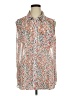 Liz Claiborne 100% Polyester Floral Orange Sleeveless Blouse Size 1X - photo 1