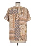 Lascana Tan Short Sleeve Blouse Size 8 - photo 2
