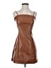 Love Tree 100% Polyurethane Brown Cocktail Dress Size S - photo 1