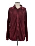 Unbranded Burgundy Long Sleeve Blouse Size Med - Lg - photo 1