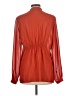 Daisy Fuentes 100% Polyester Red Long Sleeve Blouse Size L - photo 2