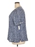 Amazon Essentials 100% Viscose Polka Dots Blue Short Sleeve Blouse Size XXL - photo 5