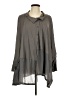 Lurdes Bergada Gray Long Sleeve Blouse Size L - photo 1