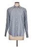 Talbots Stripes Blue Long Sleeve Button-Down Shirt Size L - photo 1