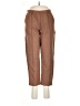 Everlane Chevron-herringbone Brown Casual Pants Size M - photo 1