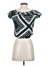 Cotton On 100% Viscose Blue Short Sleeve Blouse Size XS - photo 2