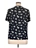 LUXE Black Short Sleeve Top Size XL - photo 2