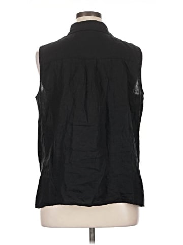 Eileen Fisher Sleeveless Button-Down Shirt (view 2)