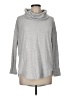 Lou & Grey Silver Turtleneck Sweater Size M - photo 1