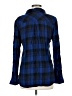 Rails 100% Rayon Plaid Blue Long Sleeve Button-Down Shirt Size M - photo 2