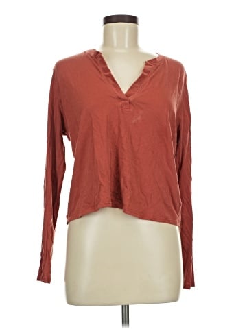 Melrose and Market Long Sleeve Henley (view 1)
