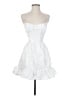 Lulus 100% Polyester White Cocktail Dress Size S - photo 1