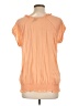 Allie & Rob 100% Polyester Orange Short Sleeve Blouse Size L - photo 2