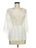 Unbranded Ivory 3/4 Sleeve Blouse Size M (estimated) - photo 1