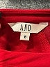 And 100% Polyester Red 3/4 Sleeve Blouse Size 8 - photo 7