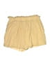 Shein 100% Cotton Yellow Shorts Size 4 - photo 2