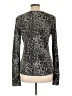 Doe & Rae Animal Print Gray Long Sleeve Top Size L - photo 2