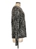 Doe & Rae Animal Print Gray Long Sleeve Top Size L - photo 4