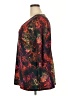 Triste Damask Multi Color Black 3/4 Sleeve Blouse Size 2X - photo 5