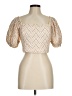 Lilly Pulitzer Gold Ivory Short Sleeve Blouse Size 6 - photo 1