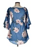 Blush 100% Polyester Blue Cocktail Dress Size L - photo 1