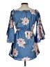Blush 100% Polyester Blue Cocktail Dress Size L - photo 2