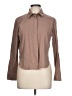 Meli Brown Long Sleeve Blouse Size L - photo 1