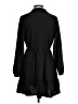 Zara 100% Polyester Solid Black Casual Dress Size S - photo 2